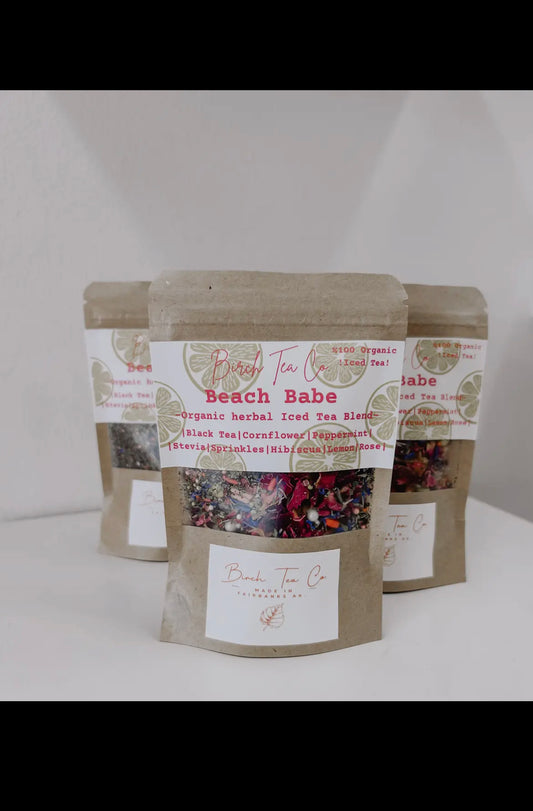 Beach Babe - citrus peppermint herbal tea blend