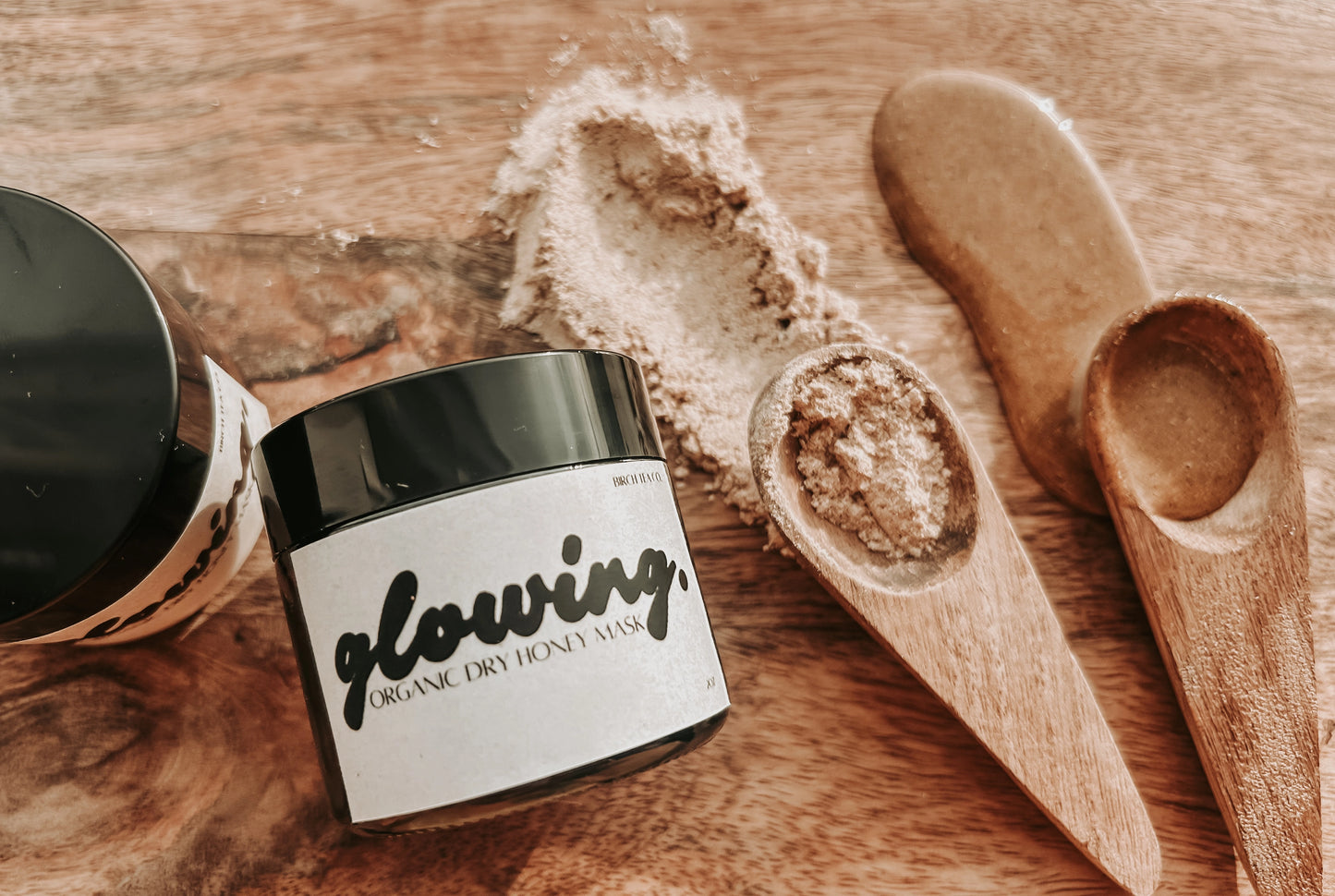 Dry face mask - Dry organic glowing honey mask