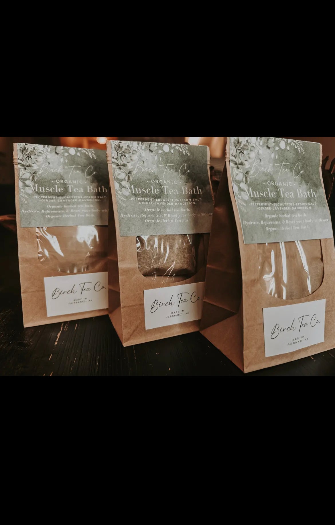 Bath Tea - Muscle Eucalyptus Epsom salt bath soak