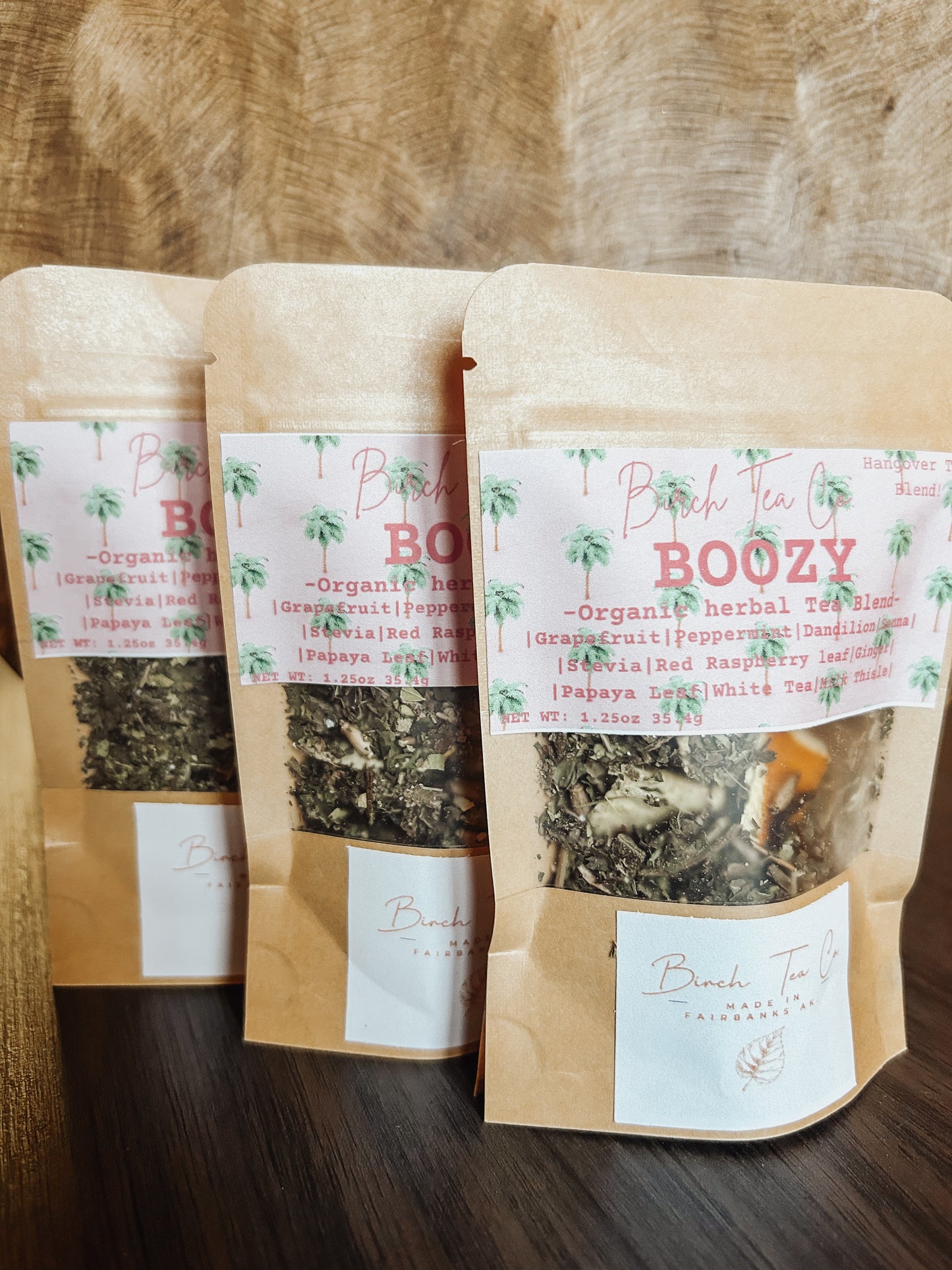 Boozy - Peppermint Herbal loose leaf tea blend