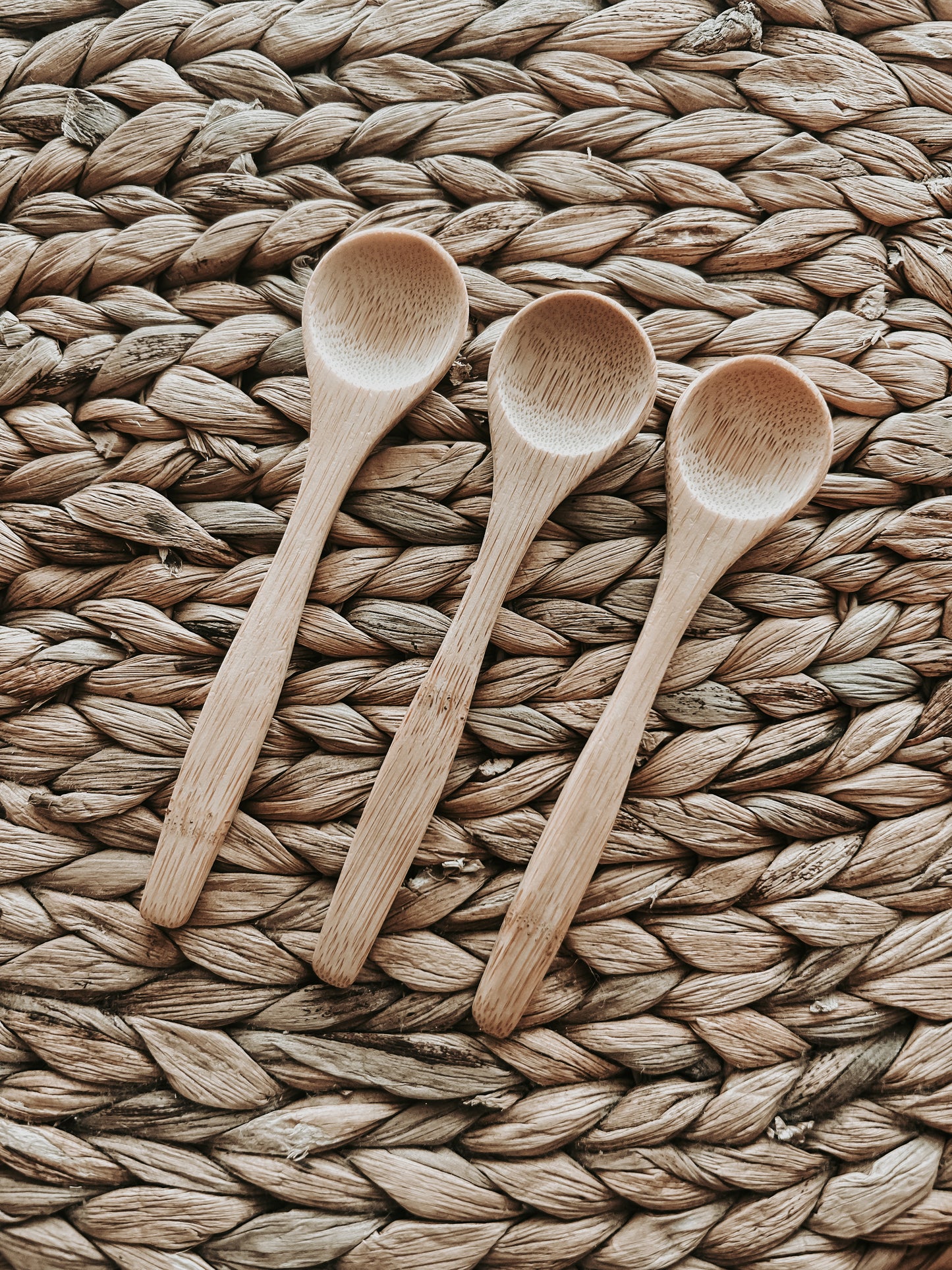 Small wooden tea spoon