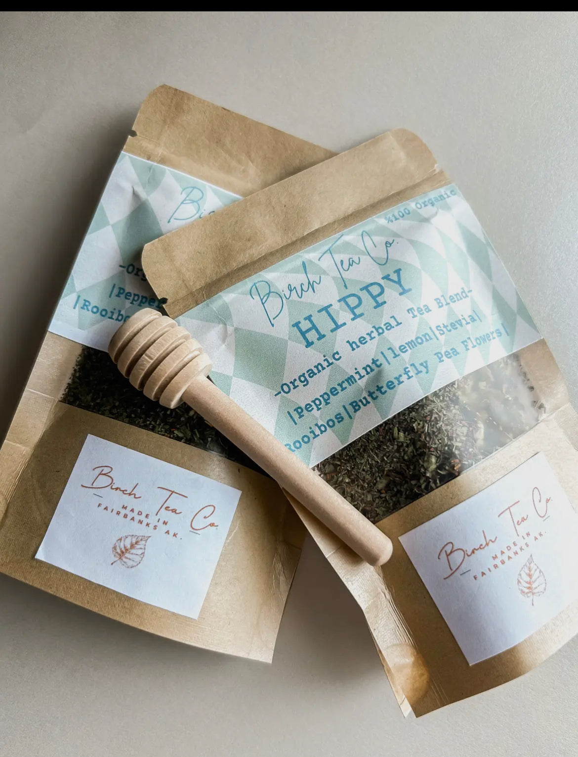 Hippy - Sparkle loose leaf tea blend - peppermint blend