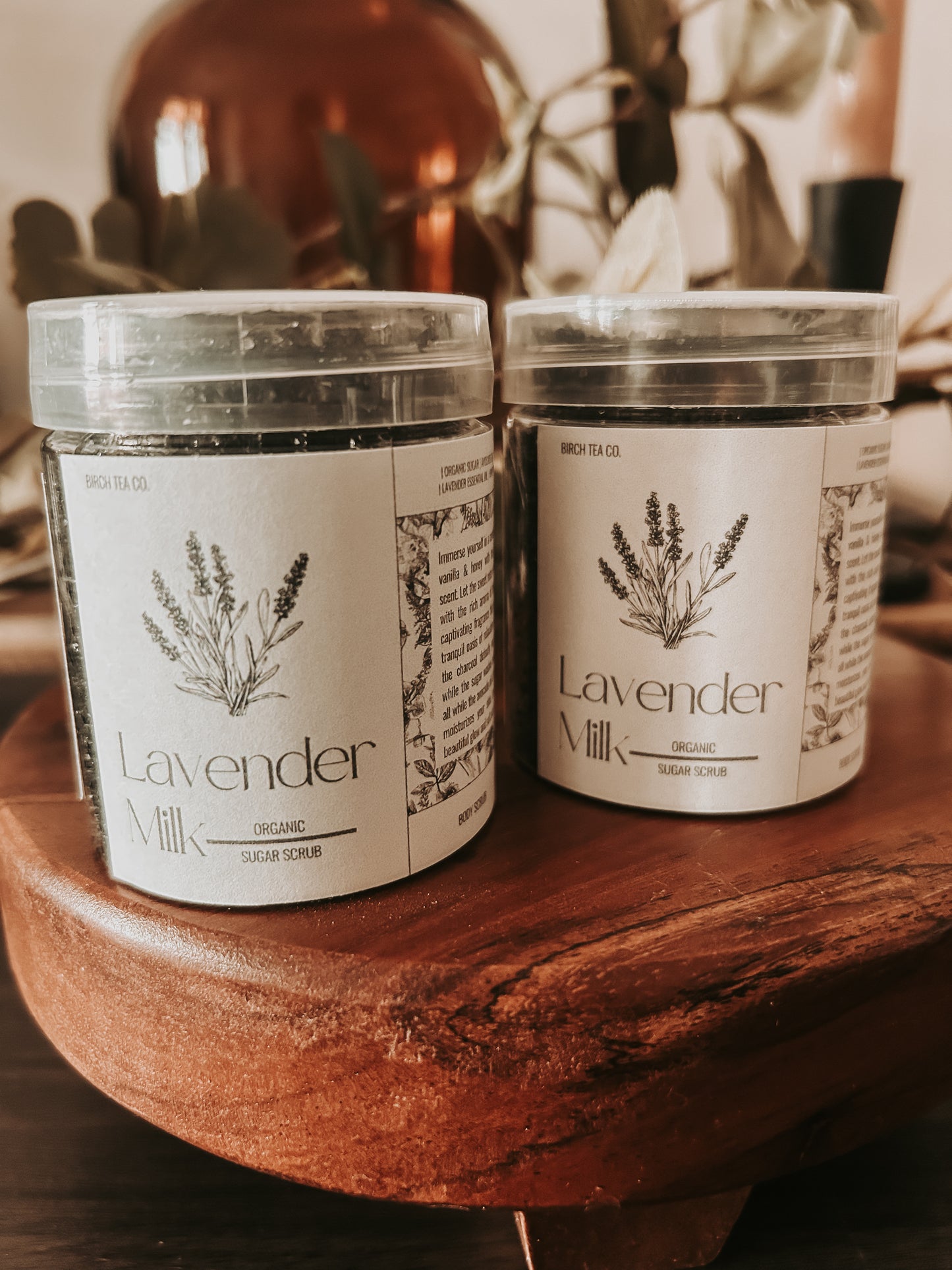 Lavender + Milk organic sugar scrub