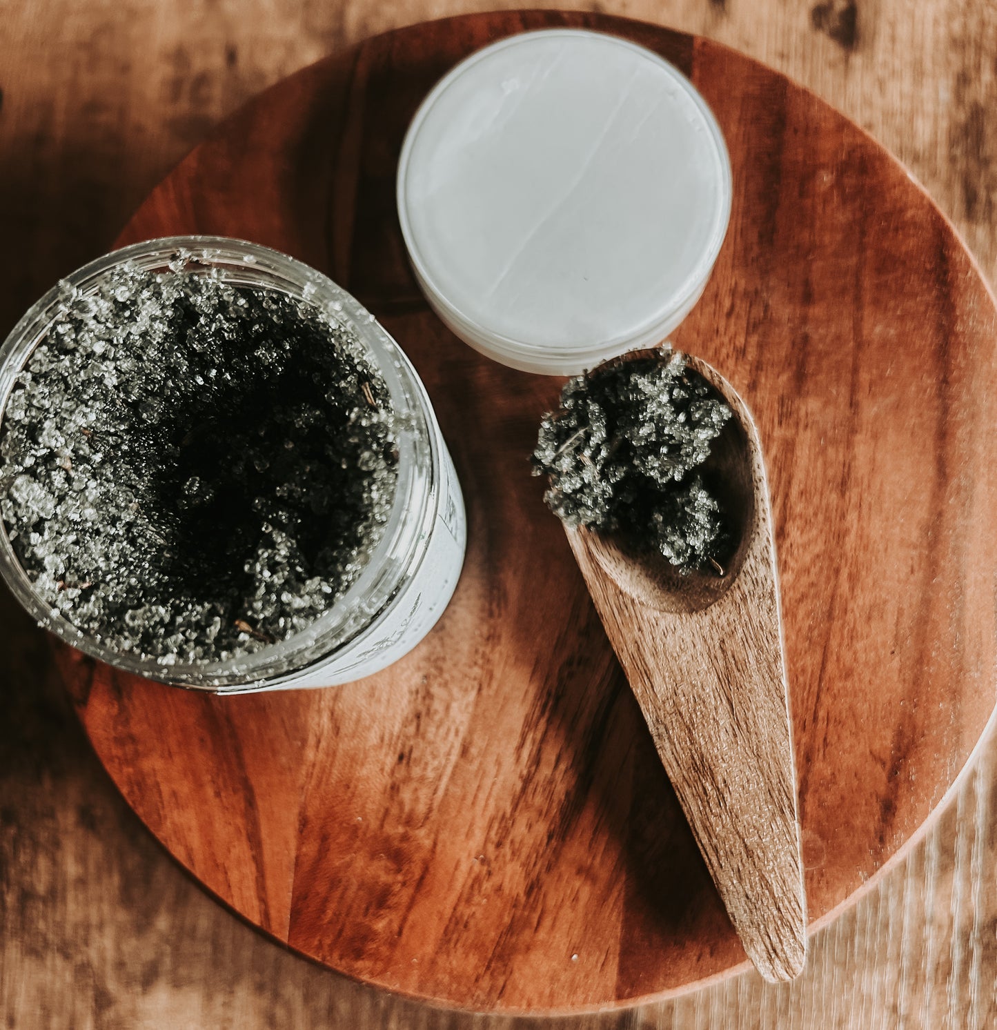 Lavender + Milk organic sugar scrub