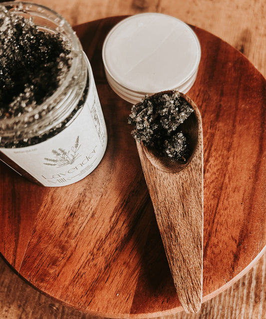 Lavender + Milk organic sugar scrub