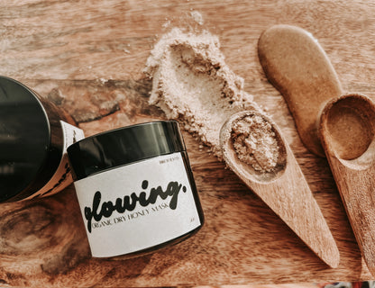 Dry face mask - Dry organic glowing honey mask