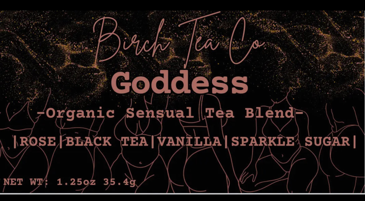Goddess - loose leaf sensual tea blend - Rose - Black Tea.