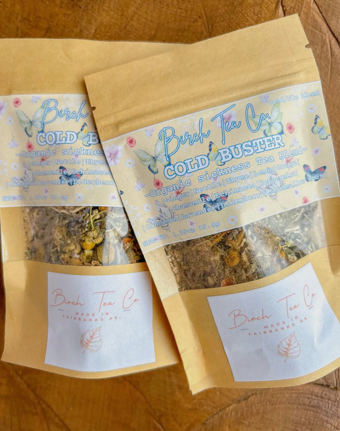 Cold Buster - Ginger - Elderberry loose leaf tea blend