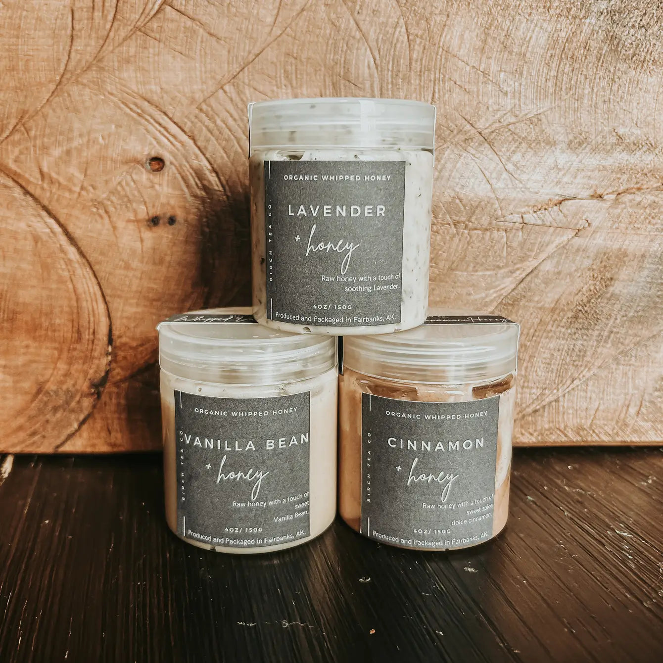 Whipped Honey Trio Set- Lavender - Cinnamon - Vanilla Bean