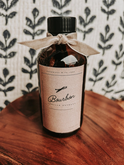 Pure Organic Bourbon Vanilla Extract 