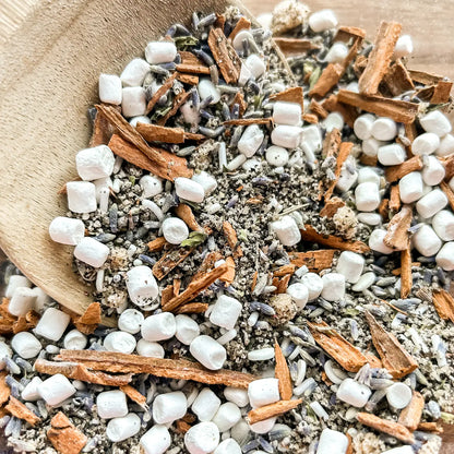 Lavender Fog Latte - Black Tea Cinnamon Loose Leaf Tea Blend