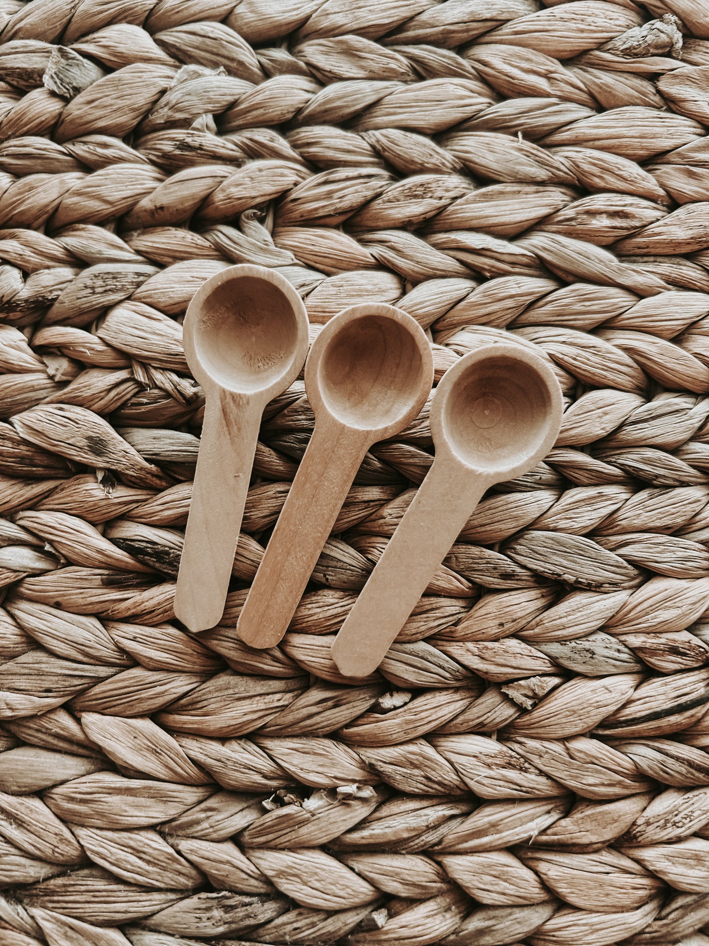Mini bamboo tea spoon