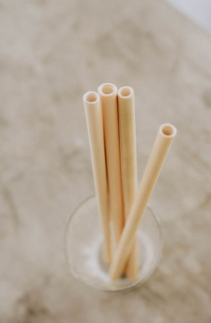 Reusable bamboo straw