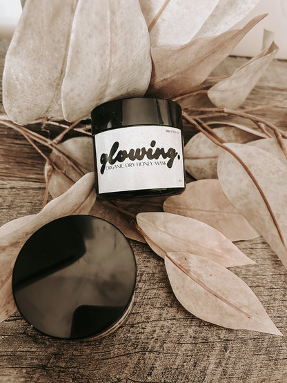 Dry face mask - Dry organic glowing honey mask