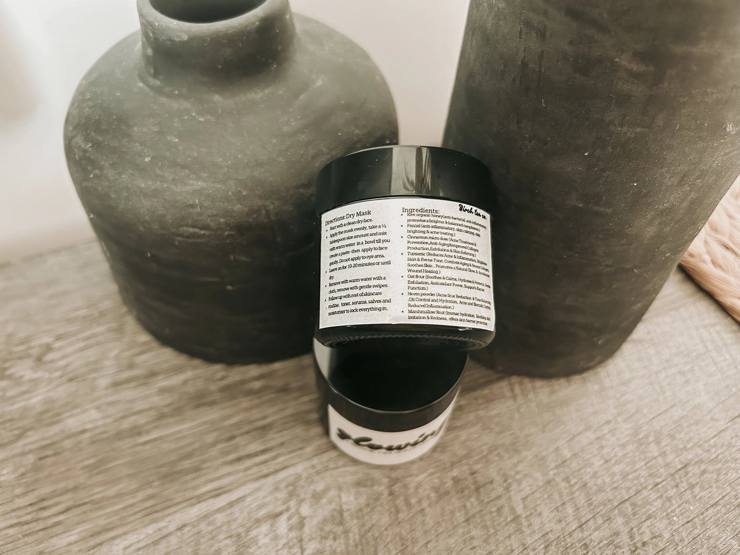 Dry face mask - Dry organic glowing honey mask
