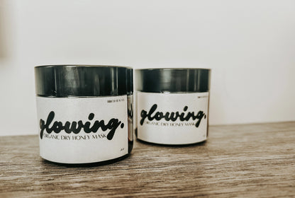 Dry face mask - Dry organic glowing honey mask