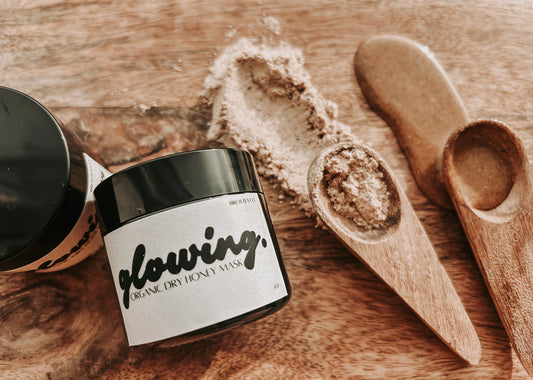 Dry face mask - Dry organic glowing honey mask