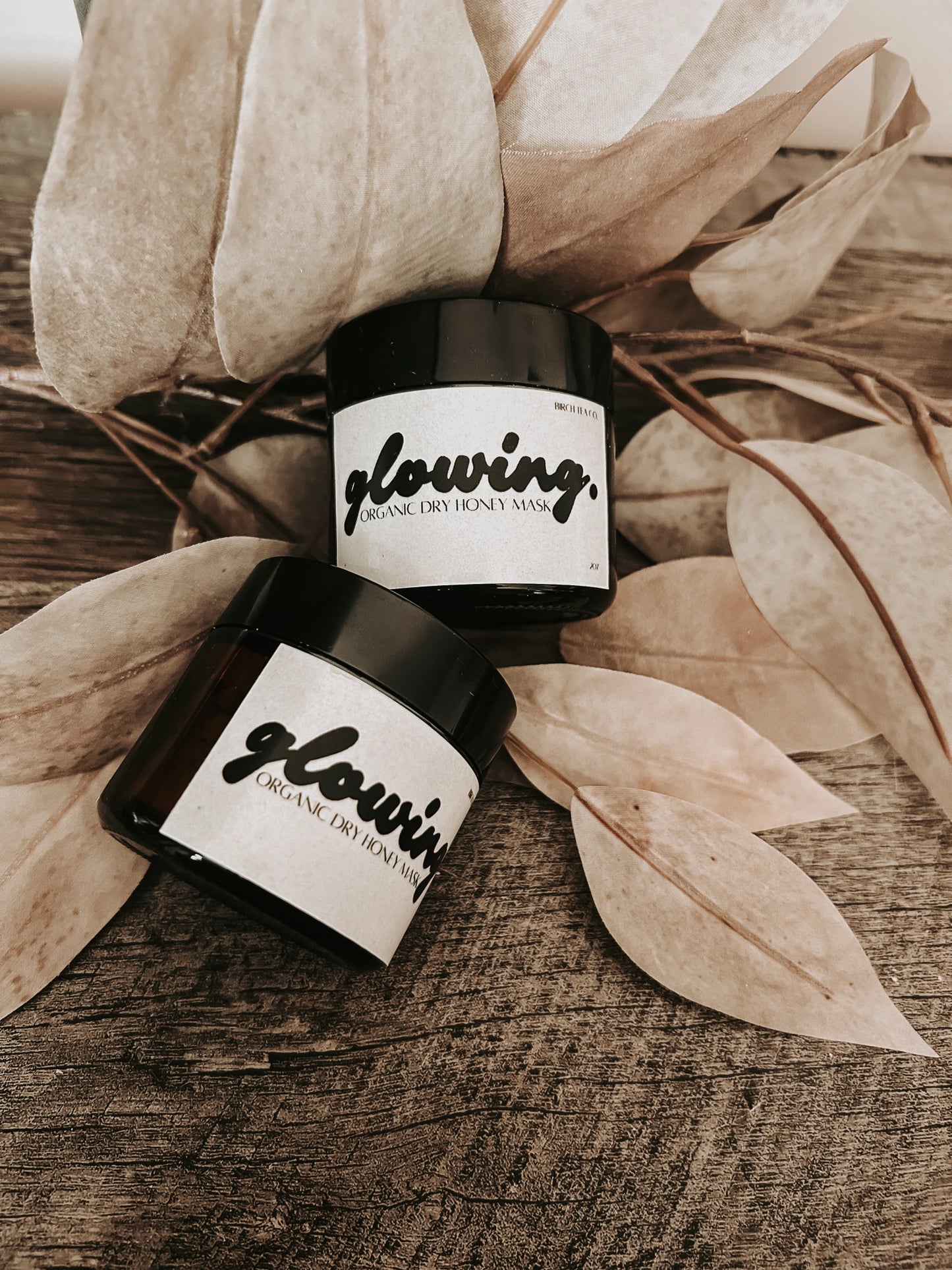 Dry face mask - Dry organic glowing honey mask